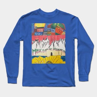 Music is How We Decorate Time by Addison Long Sleeve T-Shirt